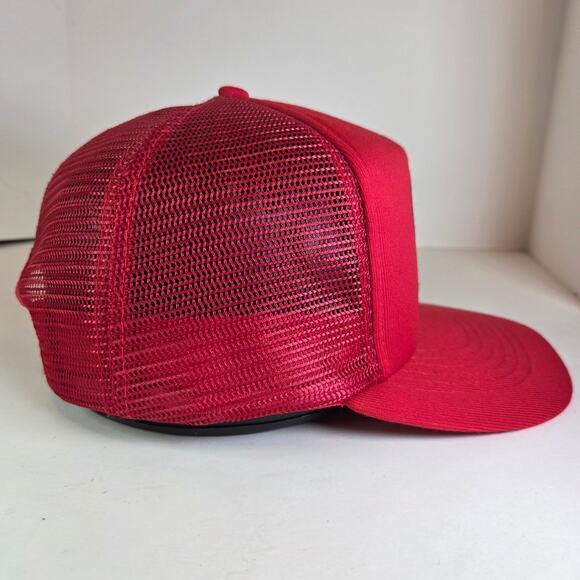 80s Capital Banning Junction Red Mesh Foam Snapback Trucker Cap Philippines - Picture 4 of 10